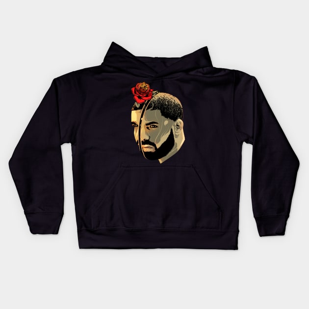 Drake Kids Hoodie by Heymoonly